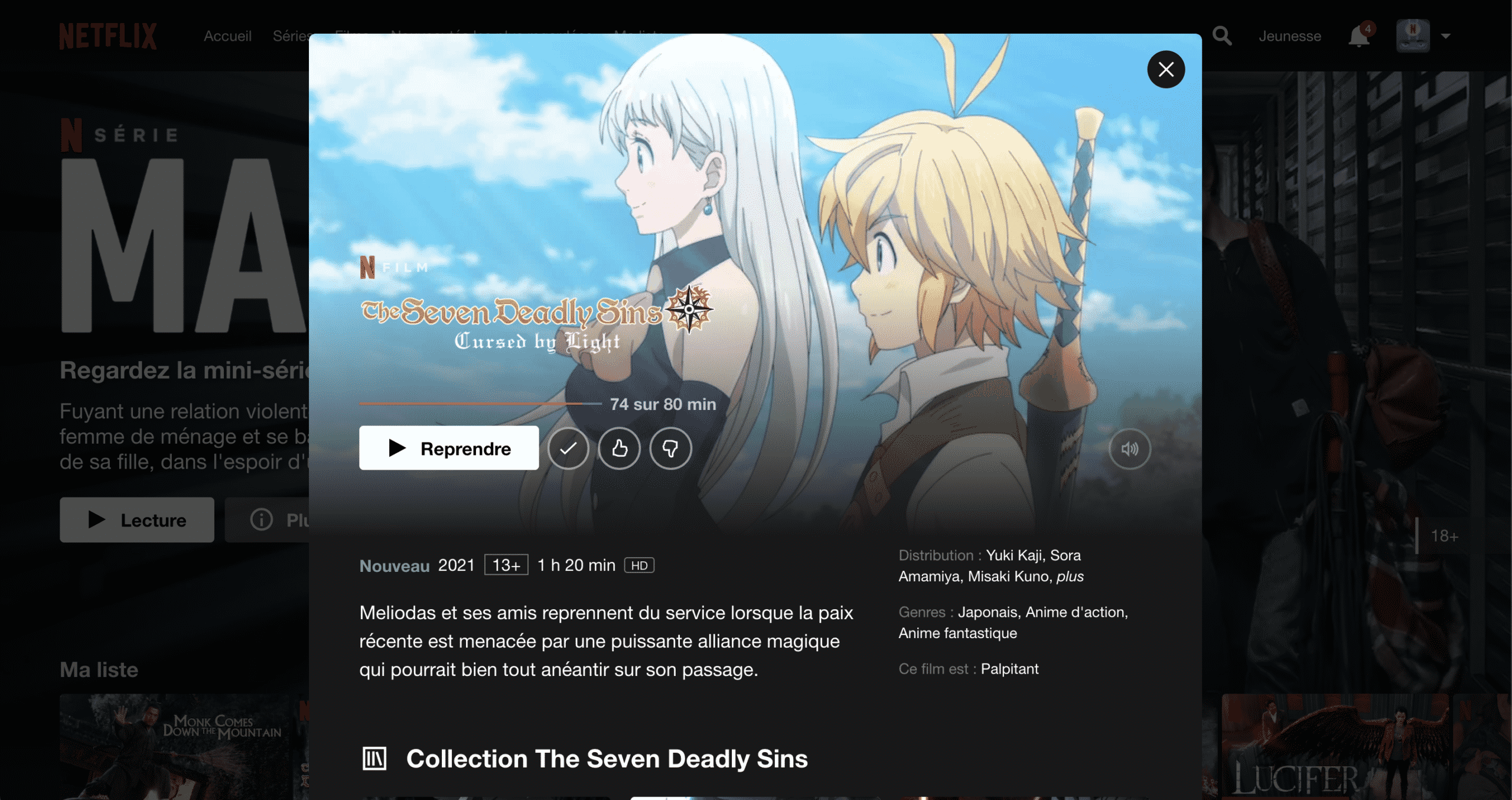 Le Film Seven Deadly Sins ‑ Cursed by Light est Disponible sur Netflix 7 Seven Deadly Sins ‑ Cursed by Light